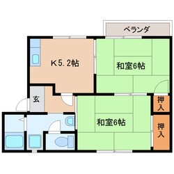 桜井駅 徒歩15分 1階の物件間取画像